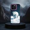 A-Animal P-Polar B-Bear Phone Case For iPhone17,16,15,14,13,12,11 Plus,Pro Max Black Candy silver phone case