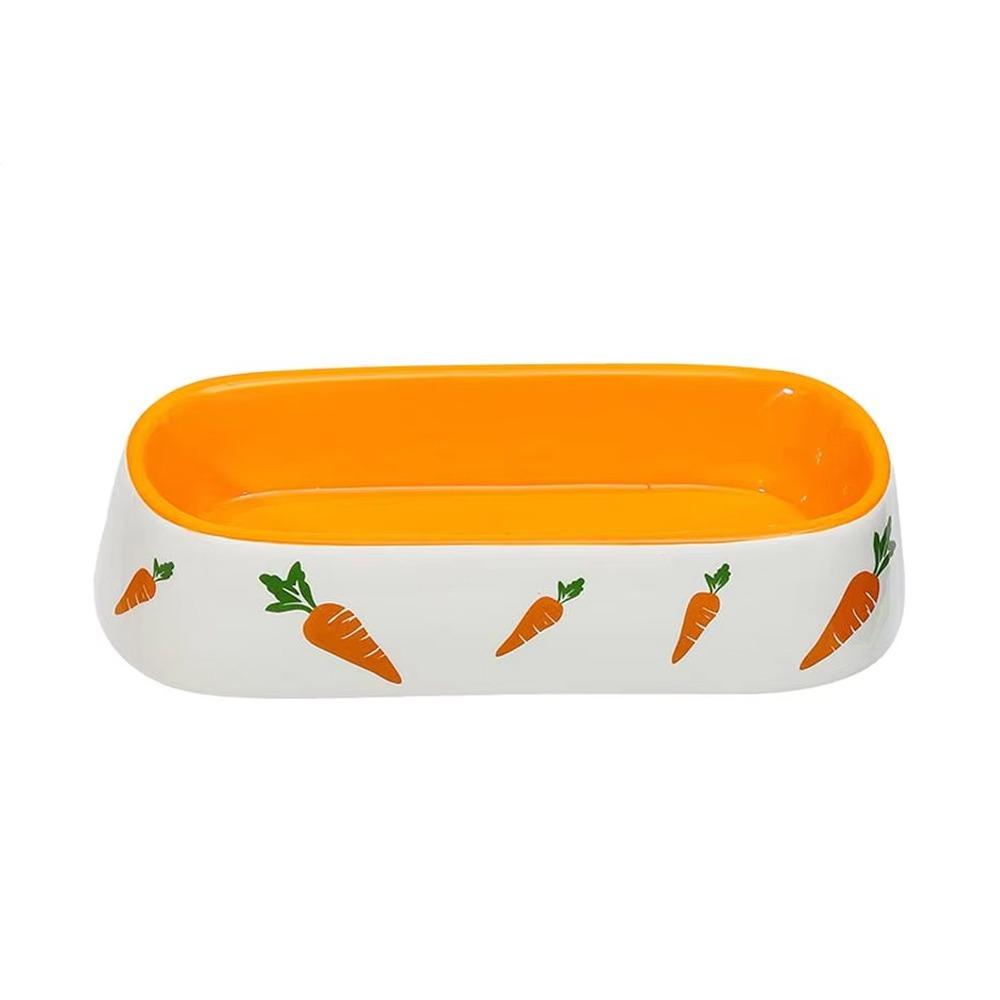 Керамическая кормушка для кроликов Милая кормушка для домашних животных Товары для животных Миска для корма для кроликов Ежики