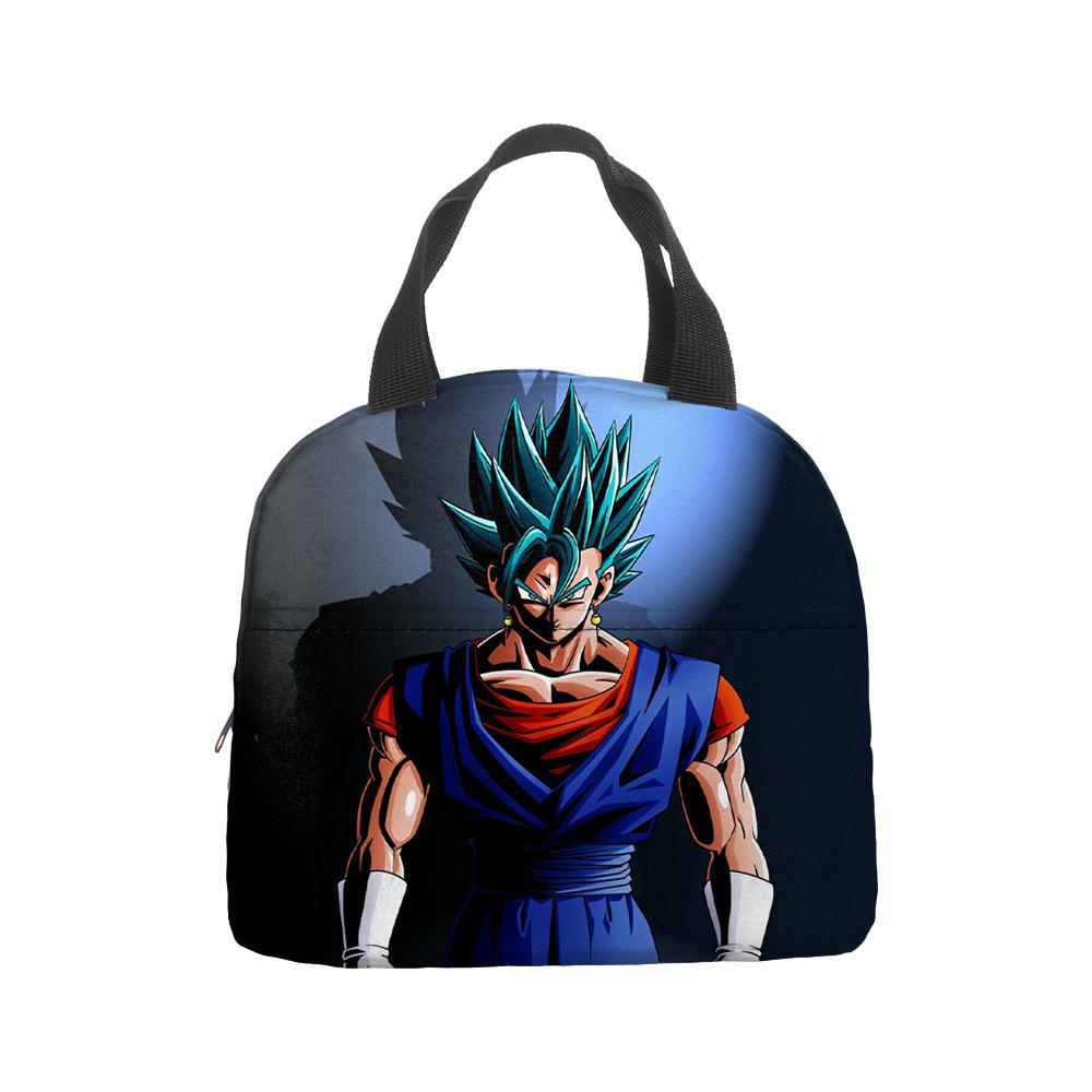 Anime Cartoon Handbag Student Lunch Bag Grades 1-6 Picnic Bag Printed Thermal Insulation Bag Meal Bag