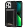N.BEKUS For iPhone 16 Pro Max Card Slots Case RFID Blocking Leather+TPU Kickstand Phone Cover