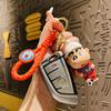 Cartoon Trendy Soccer Keychain Fashionable Pvc Zinc Alloy Bag Pendant