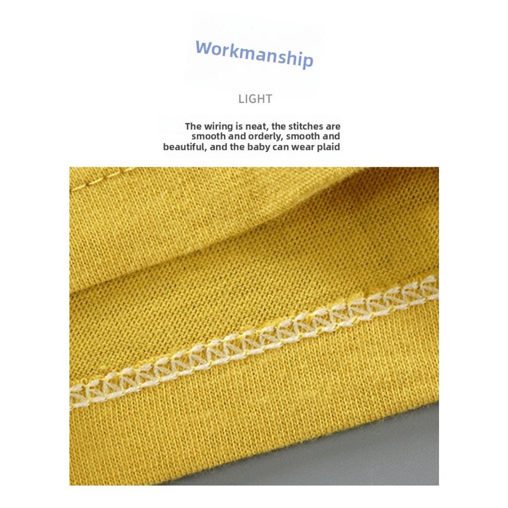 Детский комплект с коротким рукавом Летний А-класса Чистый хлопок Одежда для мальчиков Футболка для девочек Летняя одежда для малышей Детская одежда