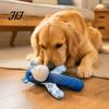 Puppy Teething Chewers Squeaky Plush Dog Toy, Cute Animal Shape, Durable Corduroy Crinkle Paper Chew Reinforced Suture Pet Playthings Interactive
