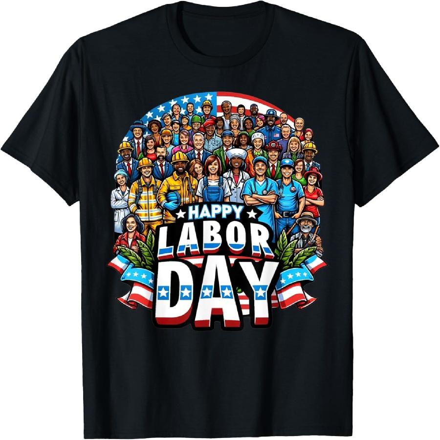 Funny Labor Day Happy American Labor Day T-Shirt