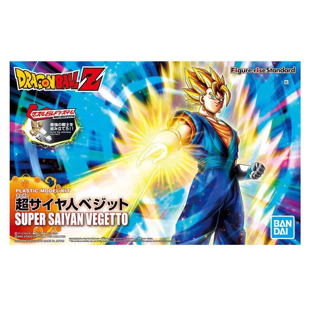 Стандартный Пластиковый Модель-кит Фигурка Супер Сайян Веджитто из Dragon Ball Super Figure-rise Предварительно окрашенный