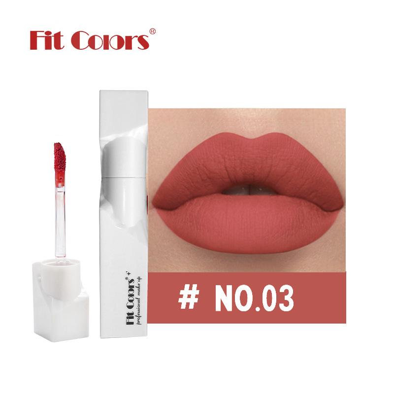 Fit Colors Breakable Lip Gloss With Creative Design, Long-lasting And Non-sticky Matte Liquid Lipstick