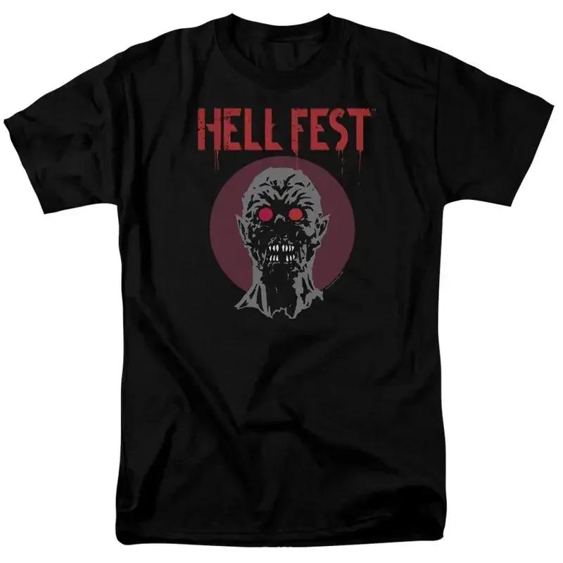 Футболка Hell Fest Логотип Зомби Черная
