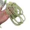 Цинхайский Хэтяньский нефрит 8 мм Круглые бусины Прозрачная вода DIY Набор для изготовления ожерелья