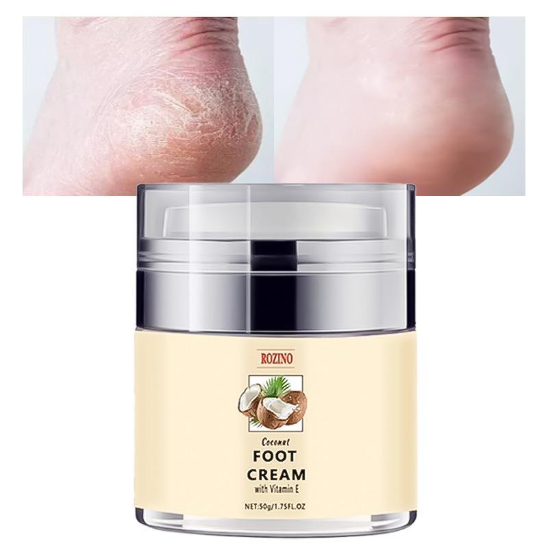 Coconut Oil Anti Cracking Cream for Dry Hands and Feet Peeling Moisturizing and Heel Repair Foot Cream