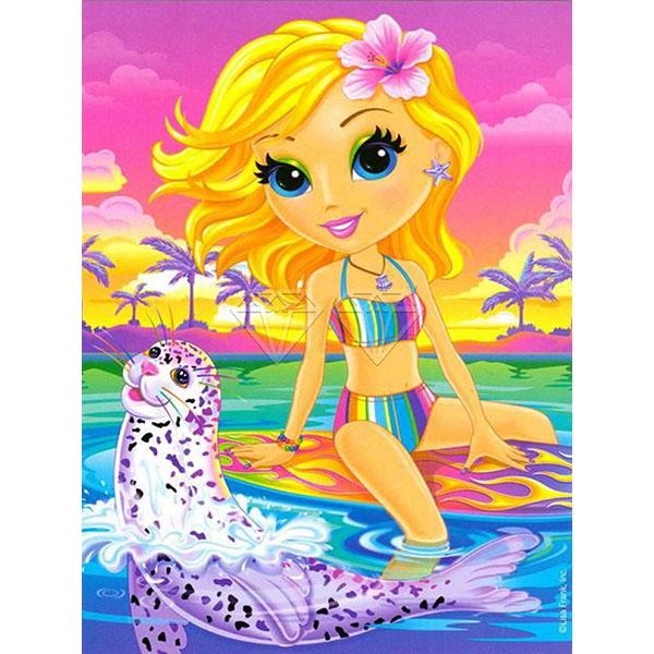 5D DIY Алмазная картина Набор Детский рисунок Искусство Алмазная вышивка Стразы Украшения для дома