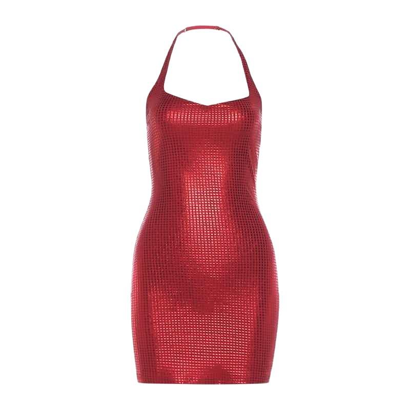 Edge lure new fashion sexy neck slim waist personalized neck hip dress women