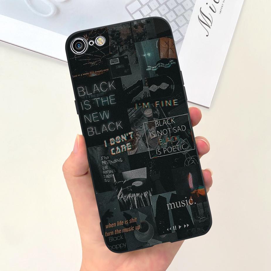 For Apple iPhone 7 8 Plus Case Cute Fashion Painted Back Cover Soft Silicone Phone Case For iPhone 8 Plus iPhone7 iPhone8 Bumper