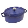 Staub Pico Cocotte Oval 23 см Royal Blue литой эмалированный горшок ручной работы можно запекать