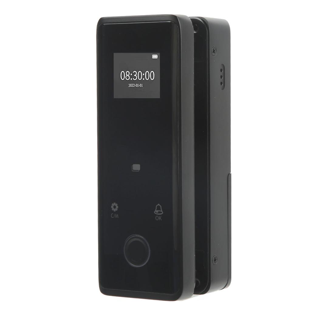 Smart Digital Glass Door Lock Fingerprint Password Keyless Entry Door Lock for Office