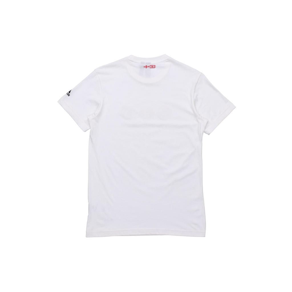 Adidas T Shirts Men's White Crew Neck Moderate Straight Fit FT2849