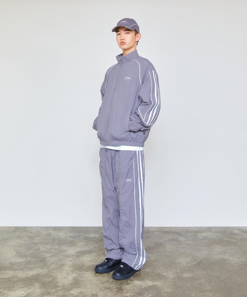LMC Piping Line Track Pants Black