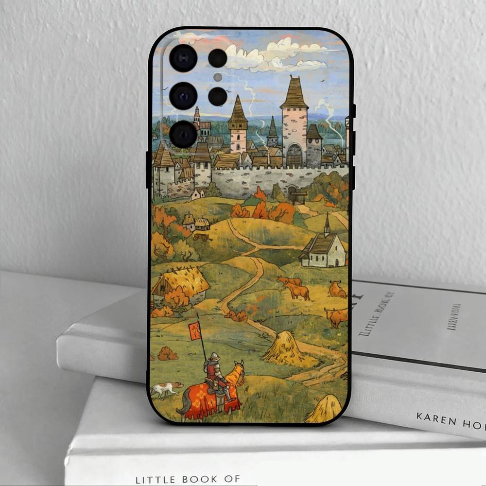 KCD Kingdom C-Come D-Deliverance Чехол для телефона для Samsung S25,24,23,22,30,21,10,9,Ultra,Plus,Lite,FE,4,5 G Мягкий черный чехол