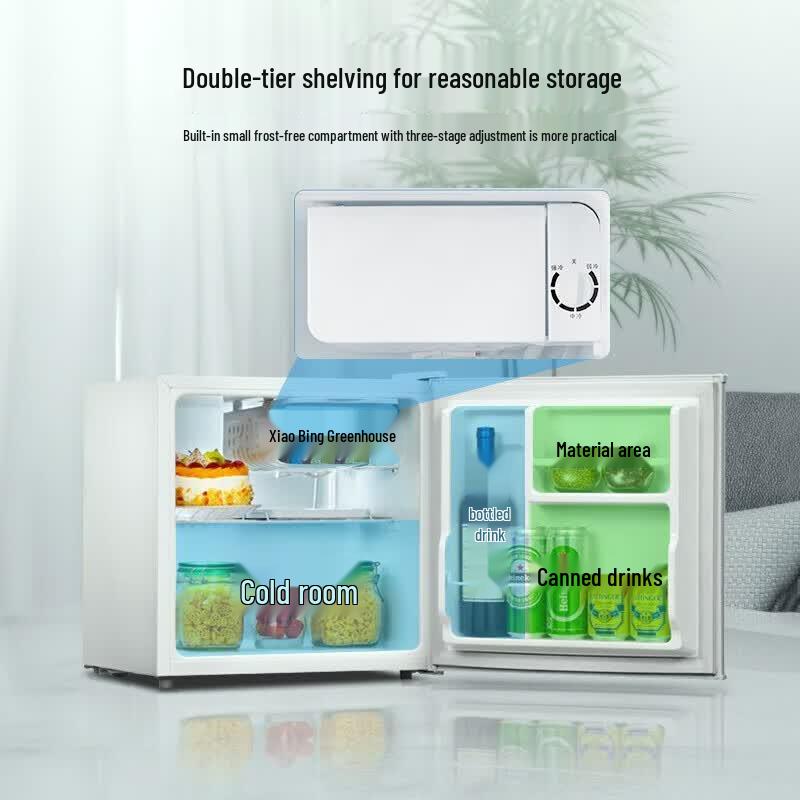 Midea Мини-холодильник с одной дверцей, 45 л, штепсель CN (адаптер в комплекте)