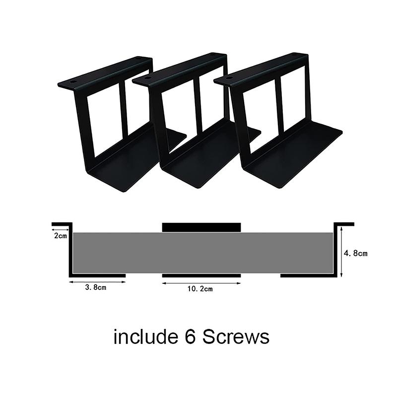 4.8-6.8Cm Under Desk Laptop Holder Mount Bracket With Screws For Macbook Storage Tray For Notebook Computer Accessories