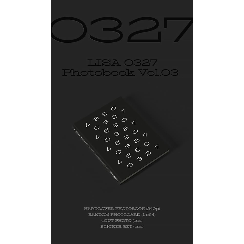 LISA (Blackpink) - 0327 Фотокнига ТОМ.03 (включая. Официальная выгода YG)