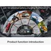 6V/12V 5000mA Car Battery Charger Maintainer Smart Charger Car Trickle Charger for All Types Lead Acid Batteries