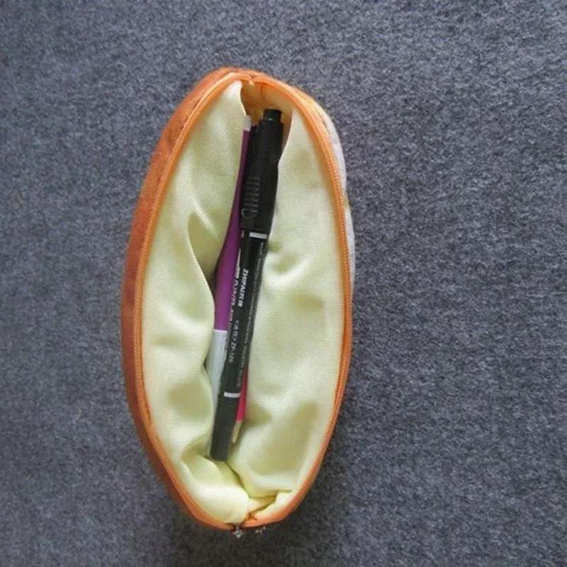 Kawaii Bread Shape Pen Case Large Capacity Funny Individual Pencilcase Bag Children Gift Back To School Cute Stationery Supplies
