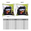 Cartoon C-Calimer Pillow Cover Print Cushion Cover Retro Trendy Pillow Case For Living Room Chair