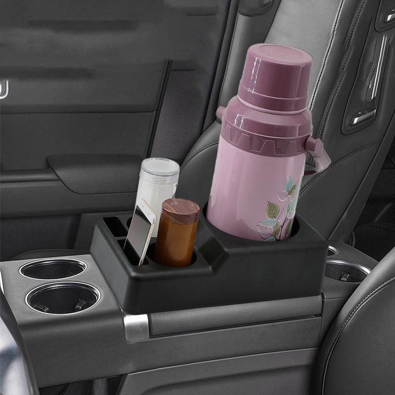 Car Cup Holder Expander Stable Design Cup Holders Convenient Car Accessory For Water Bottles Mugs Cell Phones Rechargeable