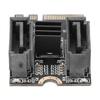 Карта-адаптер HDD M2 to SATA3.0 6 Гбит/с Быстрая передача Чип JMB582 Поддержка карты расширения PCI Express для Win 7 10 для OS X