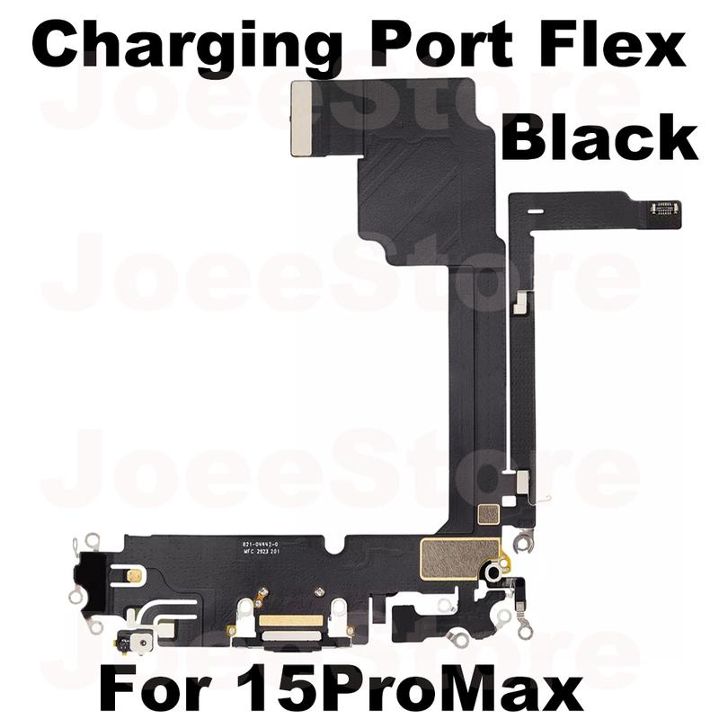 Шлейф зарядного порта для iPhone 15 16 Pro Max Plus 15Pro 16ProMax Разъем док-станции USB-зарядки с шлейфом микрофона Ремонт