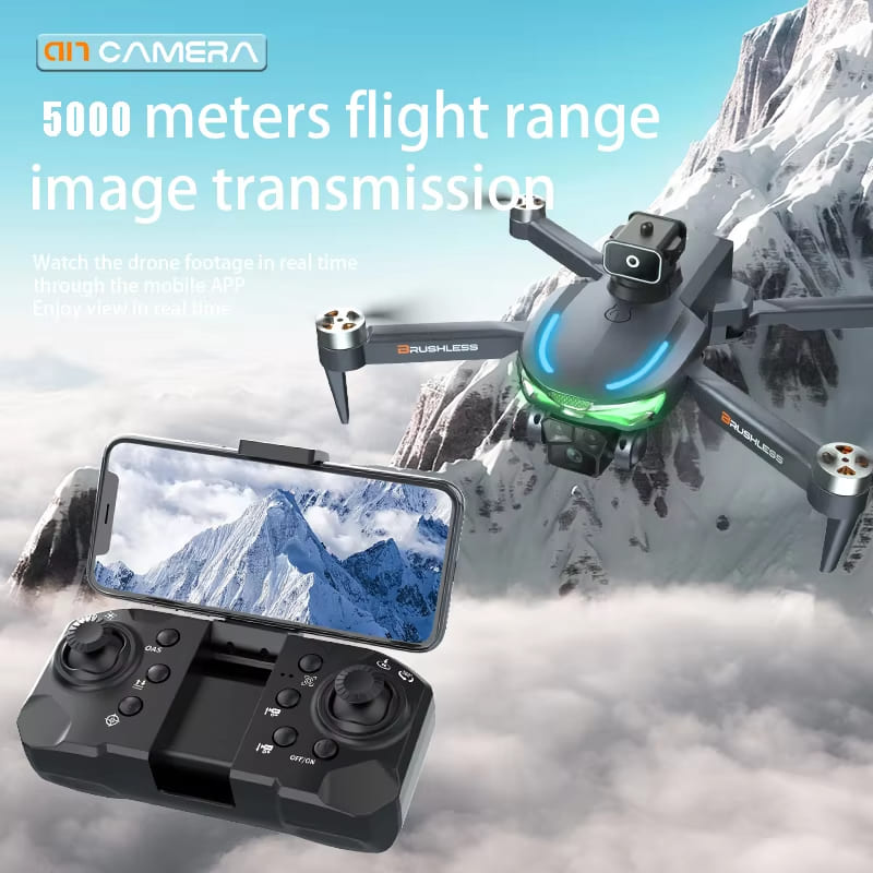New A17 Brushless Drone 8K ESC1 Km HD Photography Intelligent Obstacle Avoidance WIFI FPV  RC Quadcopter Toy Aircraft Quadcopter Gift
