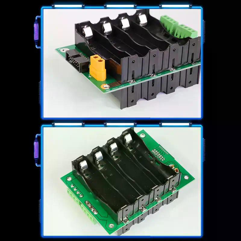 15В 4S 1P/2P/4P Проект Power Wall Аккумуляторный блок 18650 BMS Литий-ионный Литиевый Держатель аккумуляторов 18650 Печатная плата DIY Электровелосипед Хранение Солнечная панель