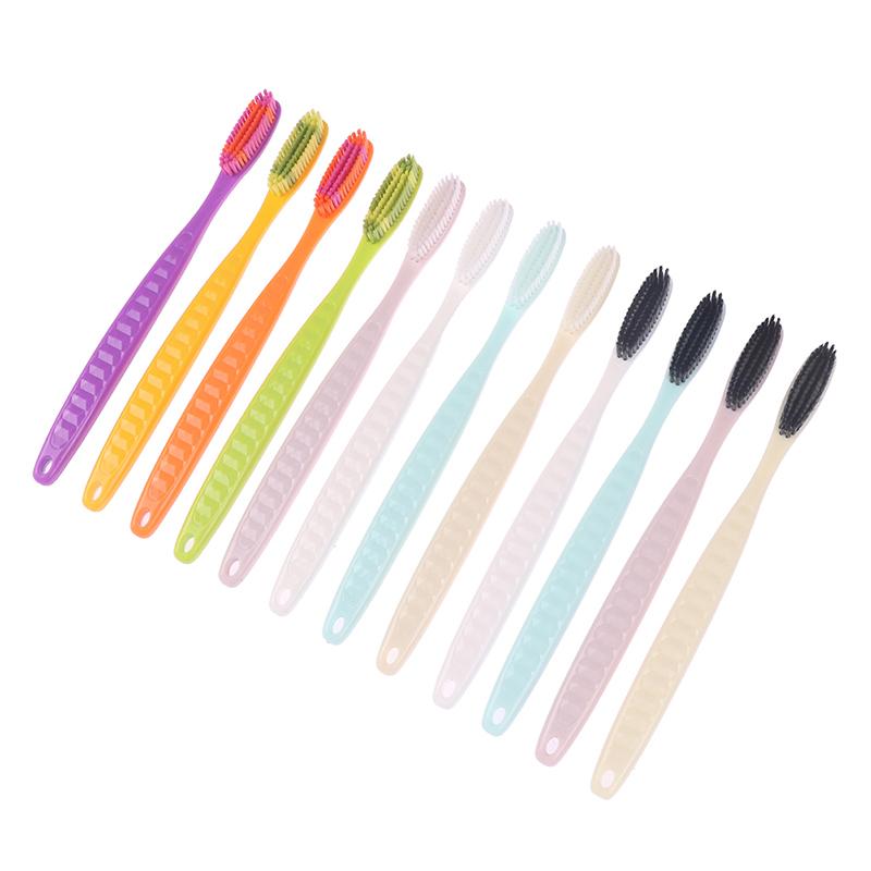 4 шт. Мягкая зубная щетка с длинной головкой для взрослых, большая головка, японская и корейская, удобная, для чистки зубов, сверхмягкая щетка для чистки полости рта