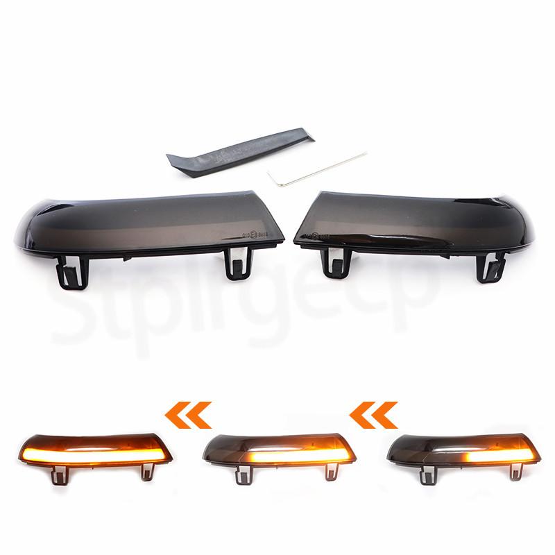 2 шт. автомобильные светодиодные фонари, индикатор зеркала заднего вида, повторитель мигалки для VW Golf GTI 5 Passat B5.5 B6, динамический указатель поворота