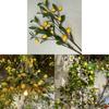 Lemon Artificial Fruit Branch Foam For Photography And Staging Decoration Props