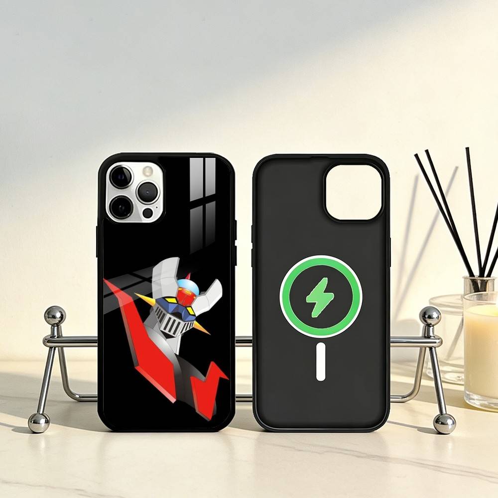 Mazinger Z Robot Phone Case For iPhone17,16,15,14,13,12,11 Plus,Pro Max Magnetic For Magsafe Wireless Charging