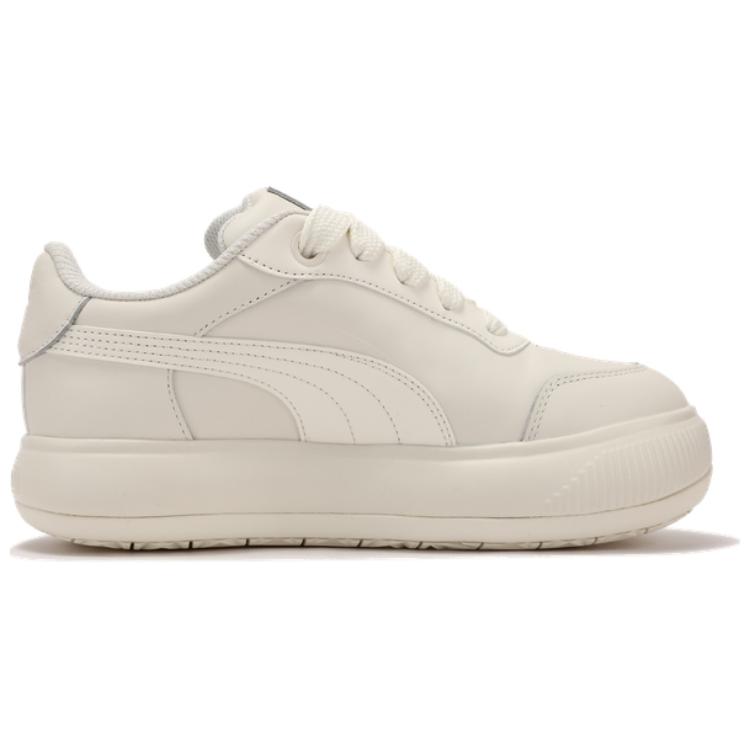 Puma Mayu Hybrid Lea Удобные Универсальные Низкие Повседневные Кроссовки Женские кроссовки Молочно-белый 400490-01