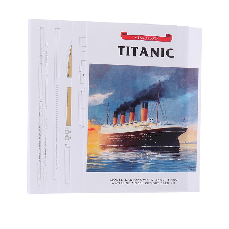 1:400 DIY Handcraft Titanic Ship 3D Бумажная Модель Наборы Игрушки
