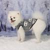 Dog Cute Panda Pattern Shirts Soft and Comfortable Dog Sleeveless Shirt Pajamas Pets Fuzzy Clothes for Small Dogs Cats