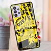 Стеклянный чехол для Samsung Galaxy A52 A51 A71 A50 A21s A12 A70 A31 A53 A72 A32 A13 A41 A30 A10 A23, чехол для телефона с милым Пикачу и покемоном