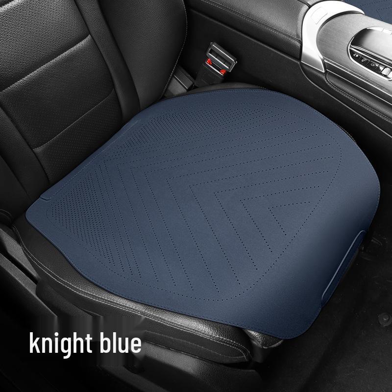 Универсальный замшевый комплект подушек для автомобильного сиденья - Всесезонный, Трехкомпонентный, Готовый к лету, Тонкая подушка с поясничной поддержкой.