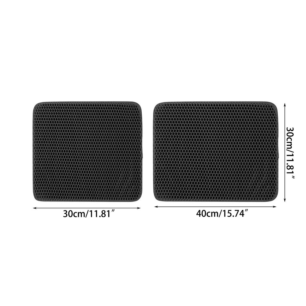 Cat Litter Mat Waterproof Less Waste Litter Easy To Clean Scatter Control Cat Litter Pad Pet Litter Box Carpet Mat