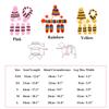6Pcs/Set Fashion Dressing Up Stripe Knitted Puppy Costume Dog Socks Cat Clothes Pet Warm Hat Scarf