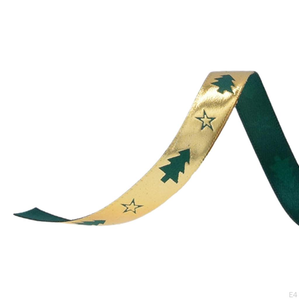 Christmas Ribbon Patterned Wrapping Ribbon, Decorative Accessory, DIY