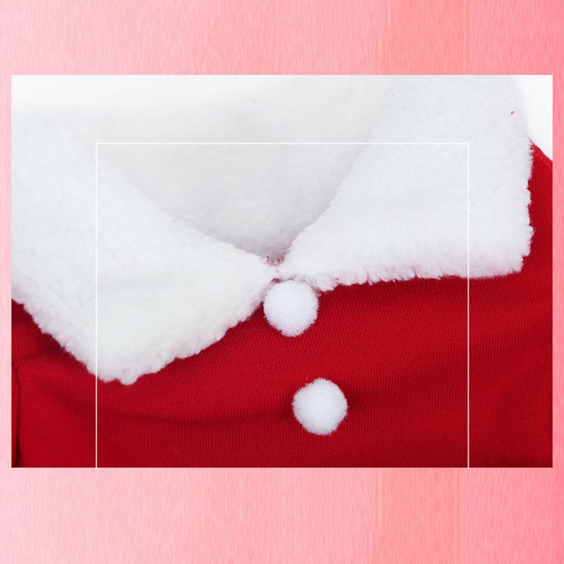 Рождественская одежда для собак Смешной питомец косплей Наряды Санта Клауса для маленьких собак кошек Новогодняя вечеринка Йоркшир Чихуахуа Мопс Костюмы