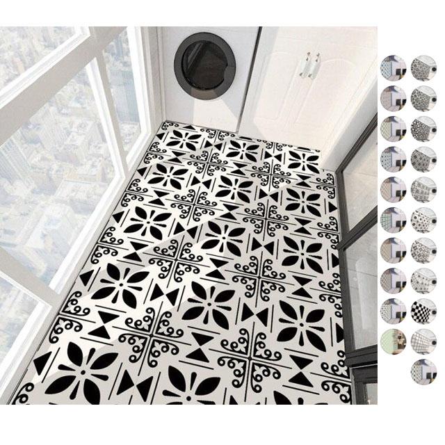 4 шт. водостойкие самоклеящиеся плиточные напольные наклейки для кухни, ванной комнаты, обои из ПВХ, мебель для спальни, настенные наклейки для украшения комнаты