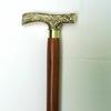 Designer Antique Brass Handle Wooden Walking Stick Vintage Victorian Style Cane