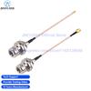 1Pcs RG178 RG316 RF Coax Pigtail N Female Cable to UFL MMCX MCX SMA Welding Connector Adapter U.FL WIFI Antenna Extension Jumper
