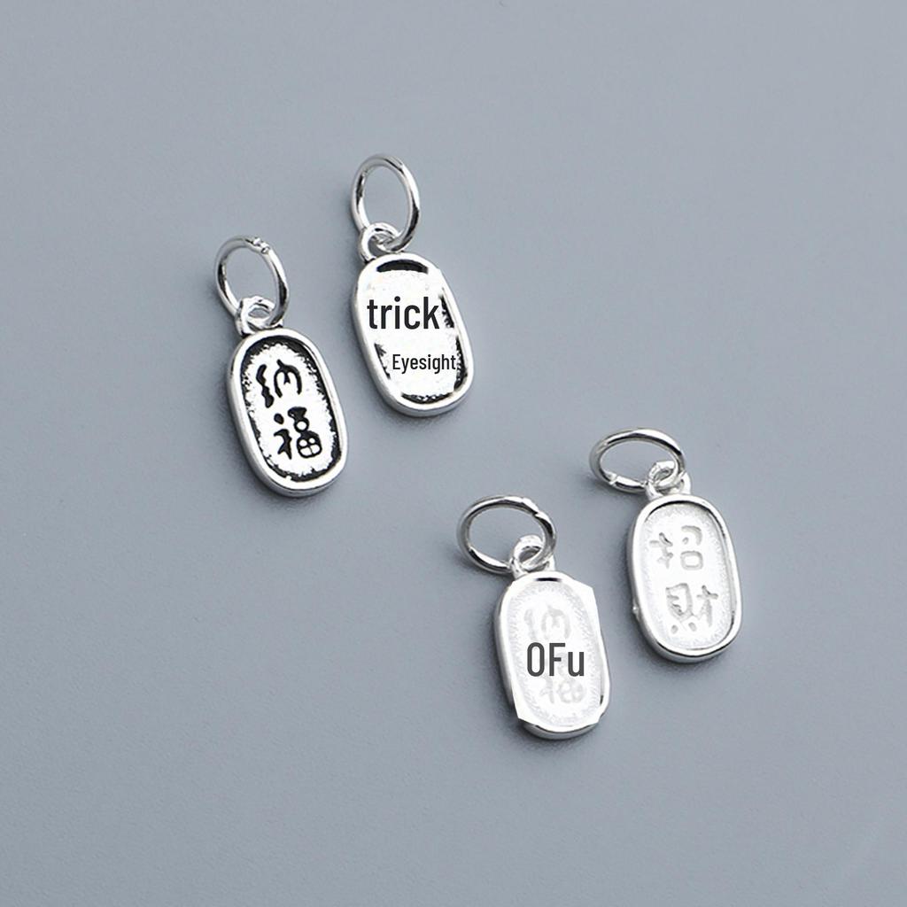 Подвеска из тайского серебра S925 для самостоятельного изготовления ожерелья и браслета