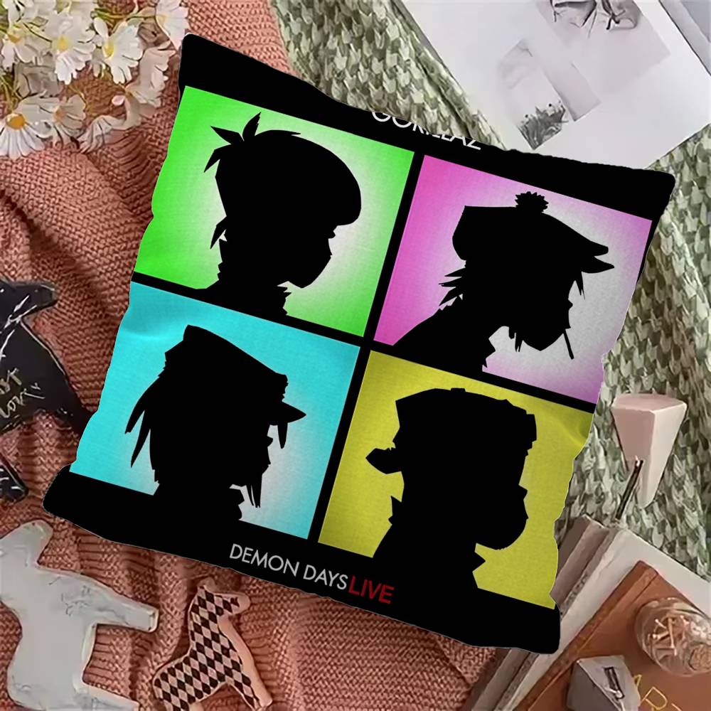Gorillaz Хип-Хоп Персонализированная Наволочка Чехол от Пыли Спальня Детская Вечеринка Украшение Наволочка День Рождения Детский Подарок